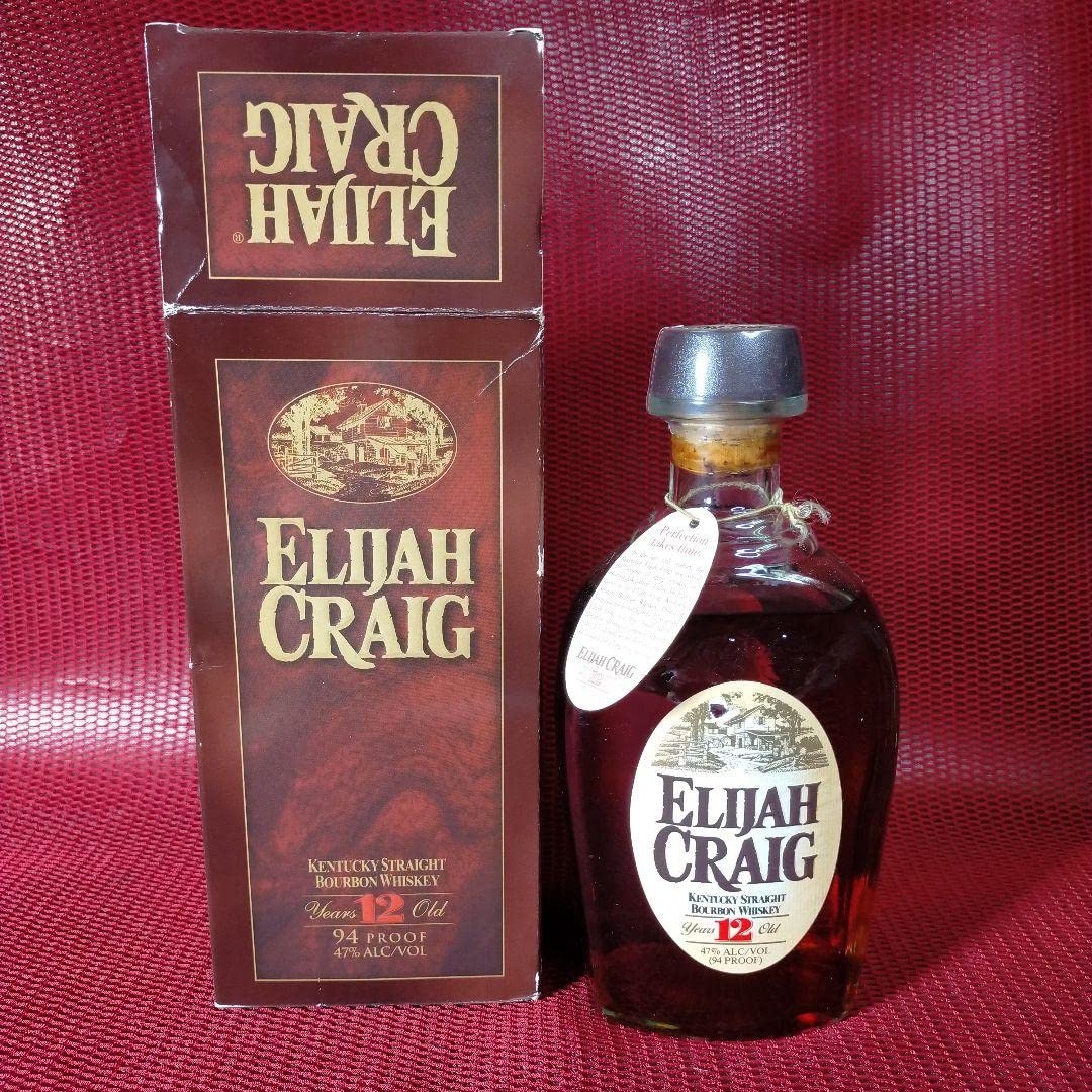 古酒 バーボン エライジャクレイグ 12年 化粧箱付き 750ml47% 1本 楽天市場】エライジャ クレイグ 12年 750ml 47度 正規品 代理店